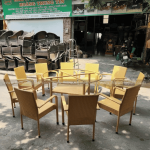 Bàn ghế giả mây BGM0010