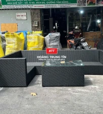 Bàn ghế giả mây BGM0016