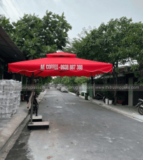 Dù lệch tâm vuông 3m – Giải pháp che nắng sang trọng, bền bỉ cho mọi không gian