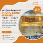 Lắp đặt Phòng Xông Hơi khô trọn gói cho 3 dến 5 Người, Giá tốt, Bảo hành 24 tháng