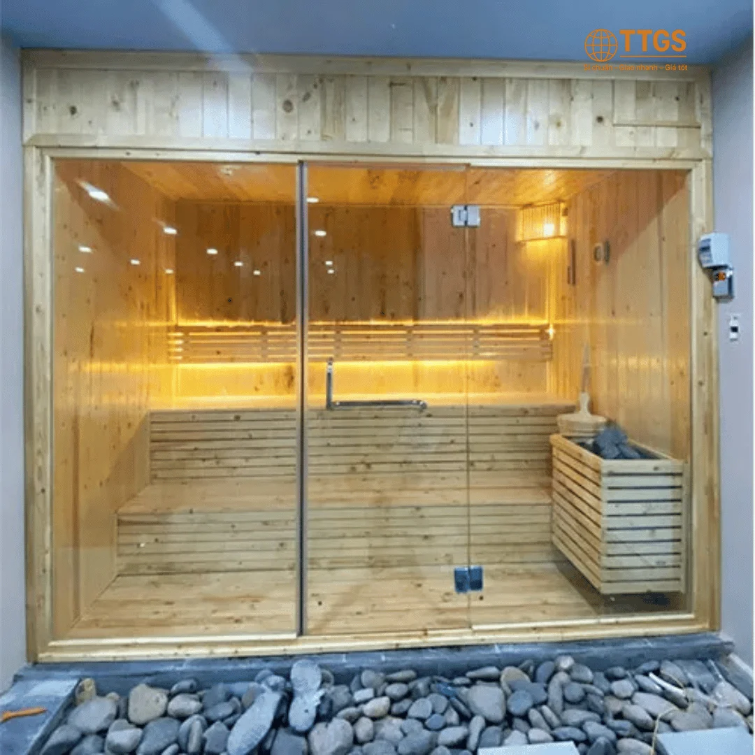 Lắp đặt Phòng Xông Hơi khô trọn gói cho 3 dến 5 Người, Giá tốt, Bảo hành 24 tháng