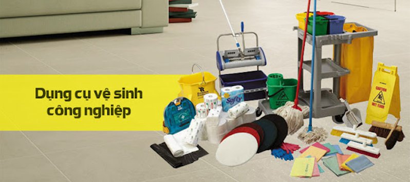 Cung cấp dụng cụ vệ sinh công nghiệp