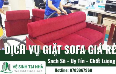 Dịch vụ giặt ghế sofa tại TP HCM